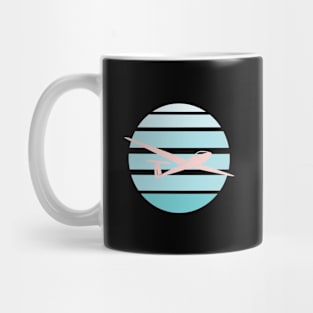 Glider Pilot Sailplane Biplane aerial floating soaring Mug